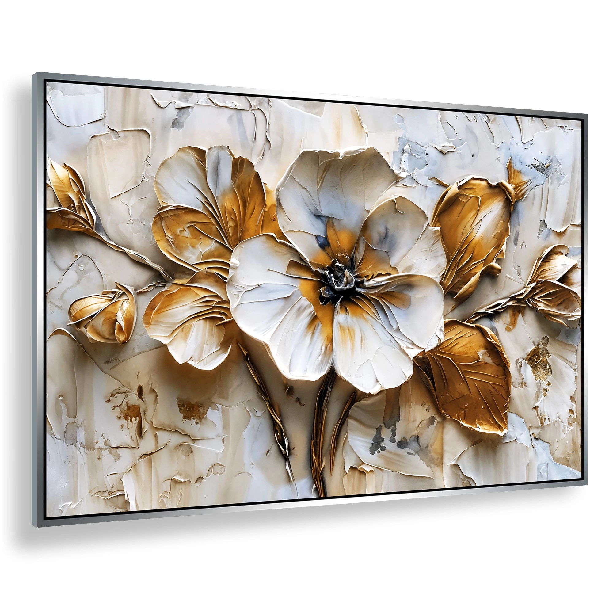 Premium%20Gümüş%20Metal%20Çerçeveli%20Çiçek%20Cam%20Tablo