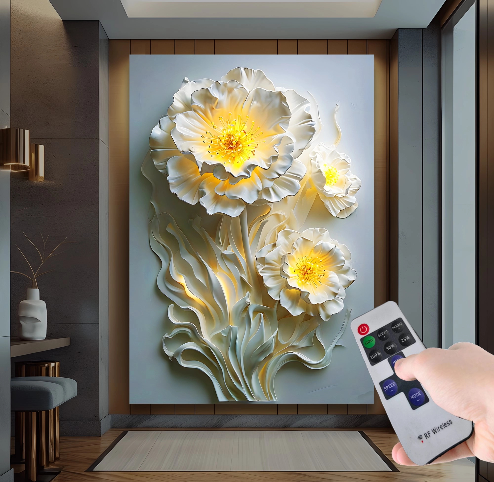 Led%20Işıklı%20Uzaktan%20Kumandalı%20Çiçekler%20Kanvas%20Tablo