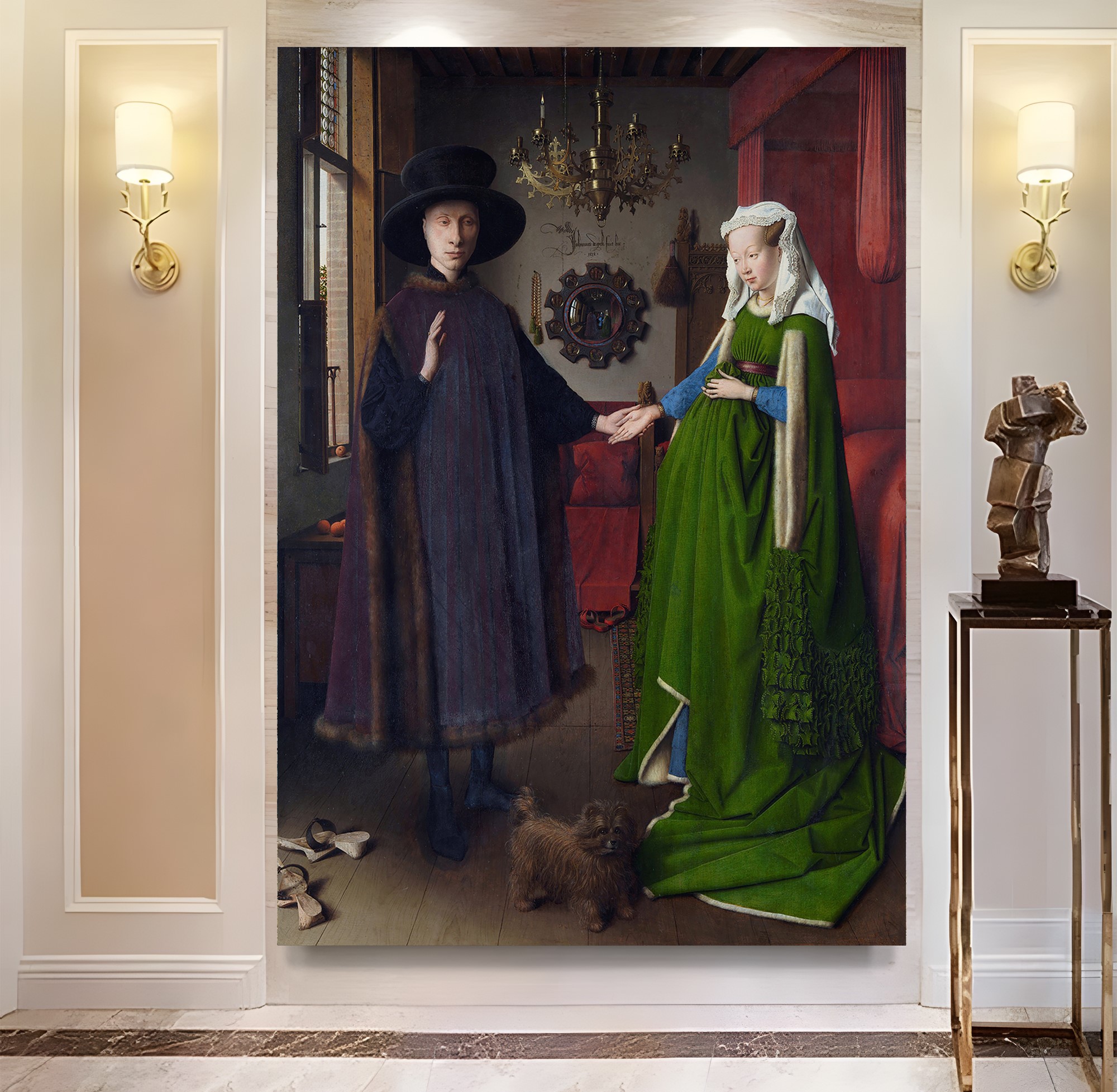 Arnolfini’nin%20Evlenmesi%20-%20Arnolfini%20Portrait%20Kanvas%20Tablo