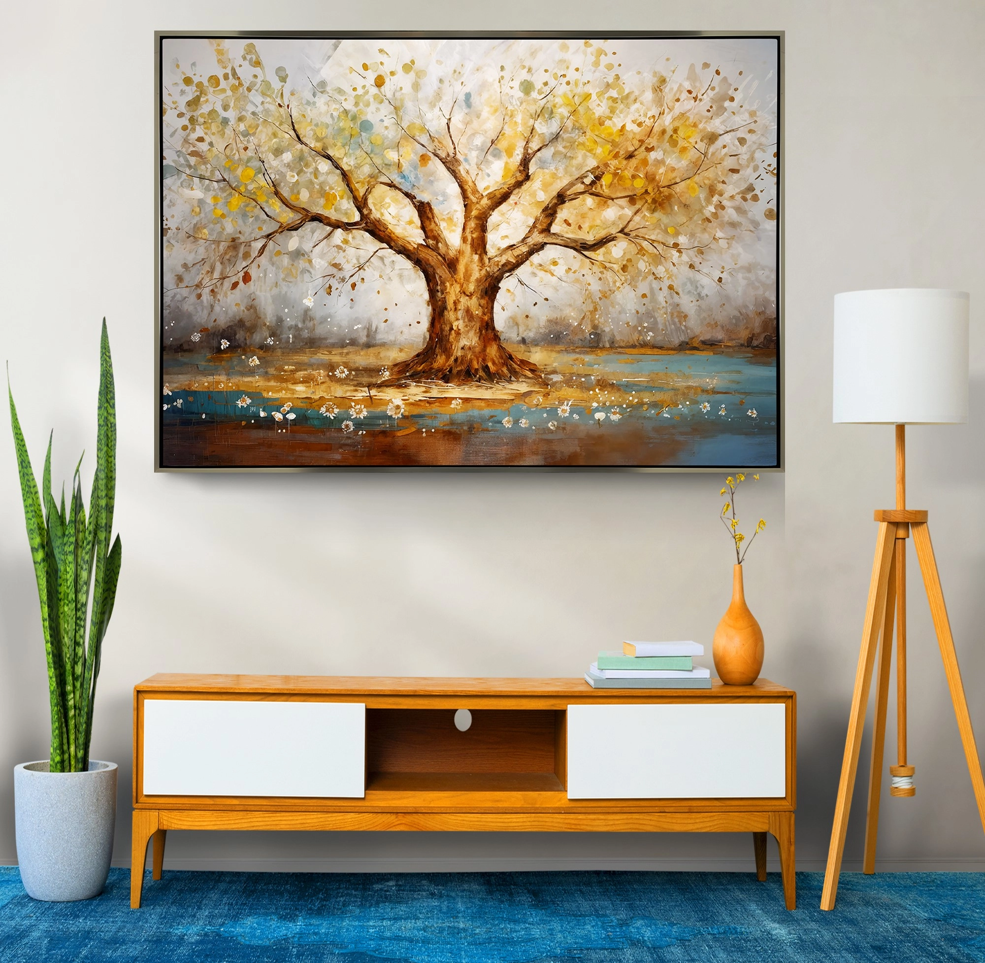 Premium%20Bronz%20Metal%20Çerçeveli%20Ağaç%20Cam%20Tablo