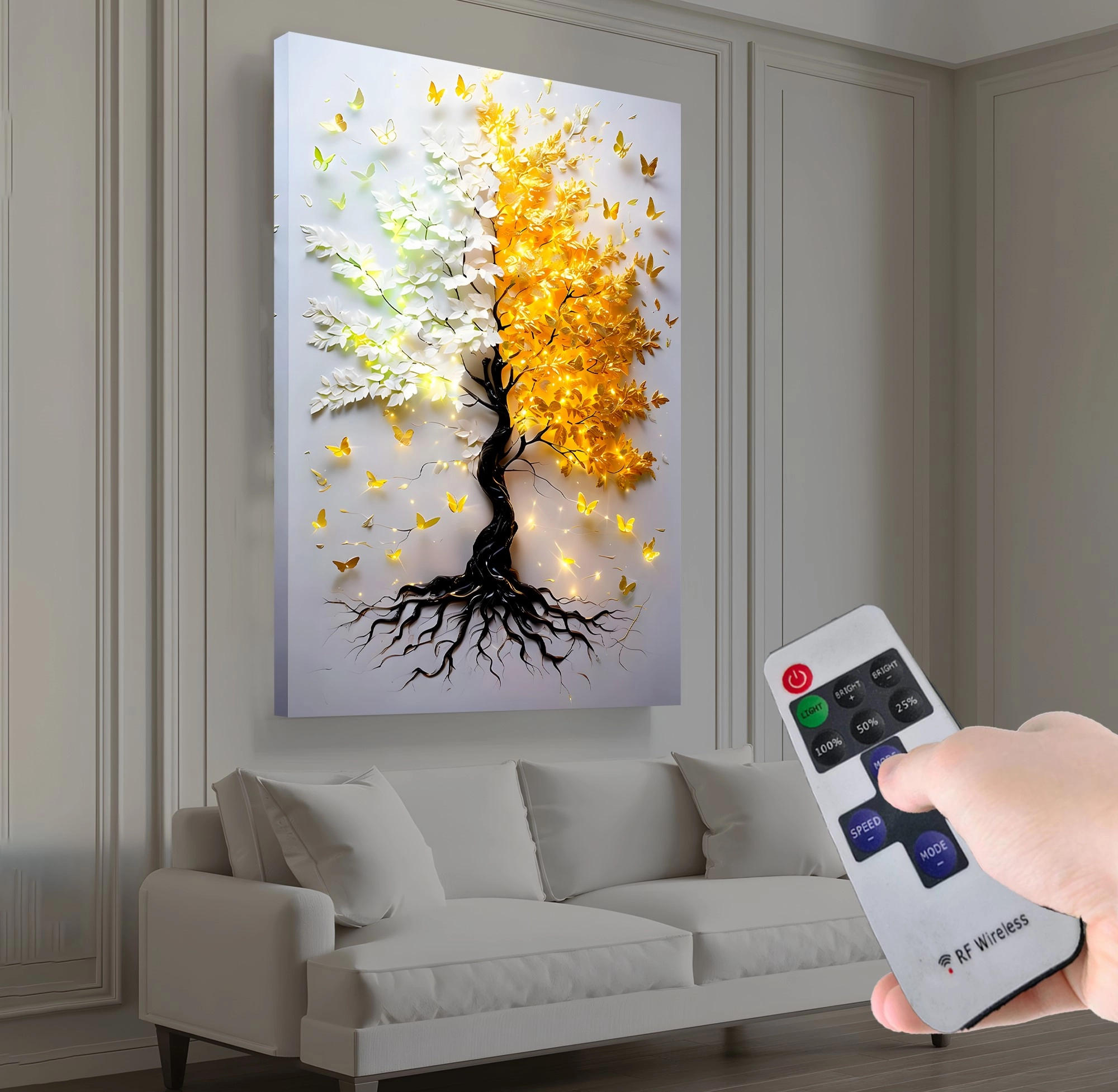 Led%20Işıklı%20Uzaktan%20Kumandalı%20Ağaç%20Kanvas%20Tablo