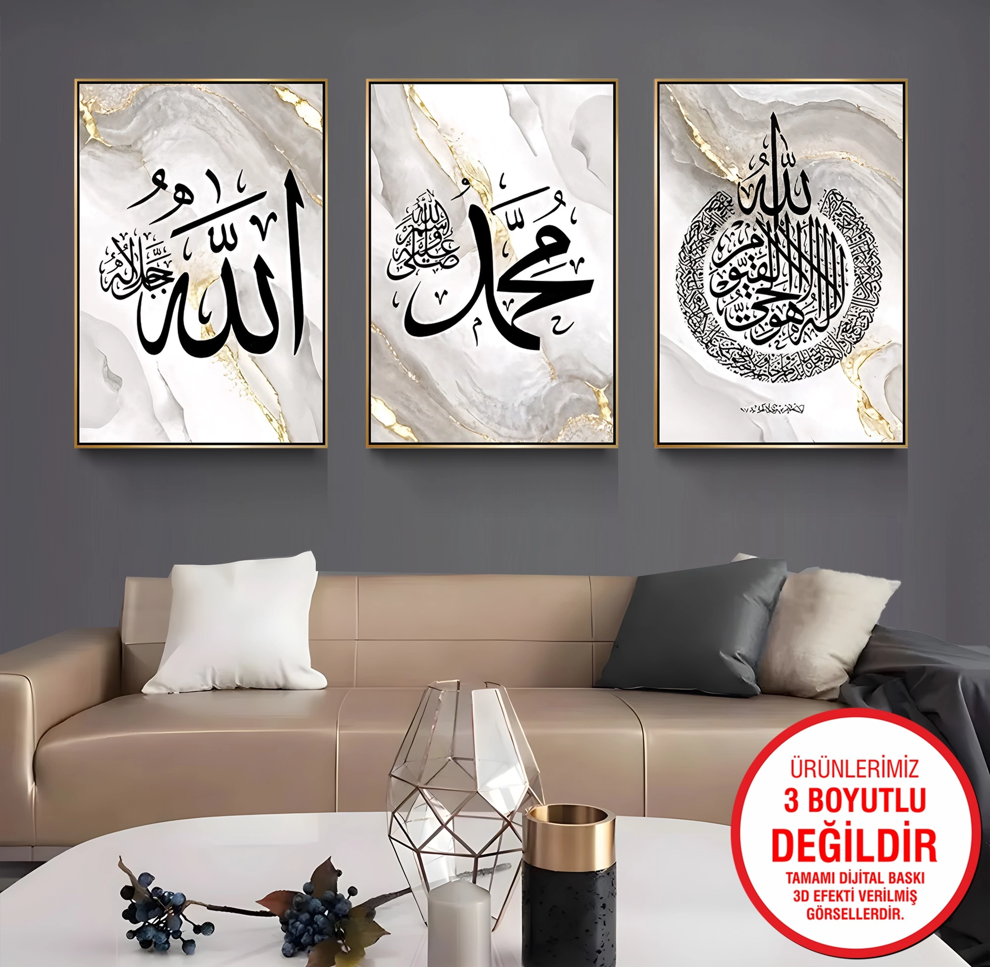 Gold%20Metal%20Çerçeveli%20Dini%203’lü%20Kanvas%20Tablo%20Seti