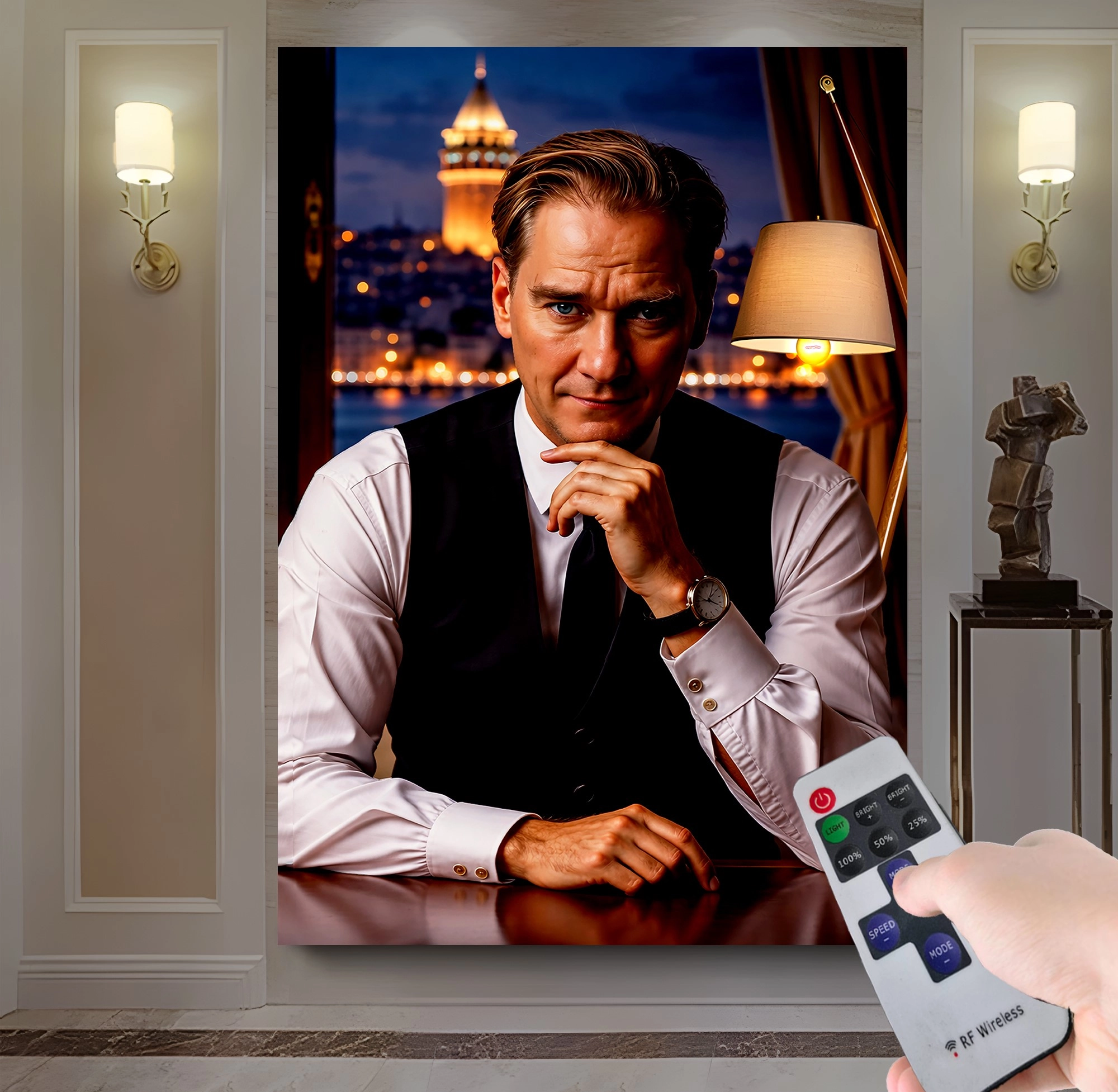 Led%20Işıklı%20Uzaktan%20Kumandalı%20Atatürk%20Kanvas%20Tablo