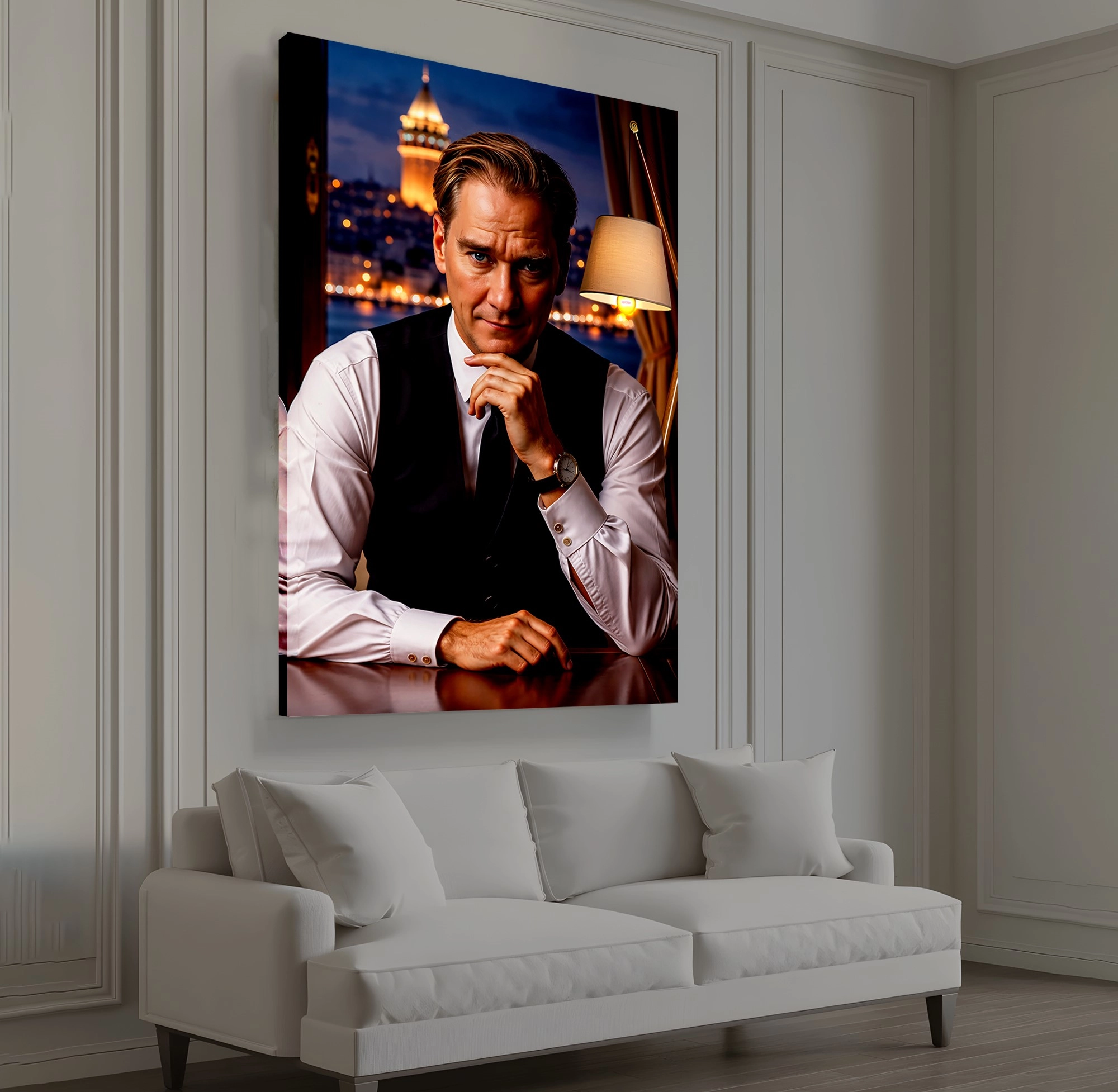 Led%20Işıklı%20Atatürk%20Kanvas%20Tablo
