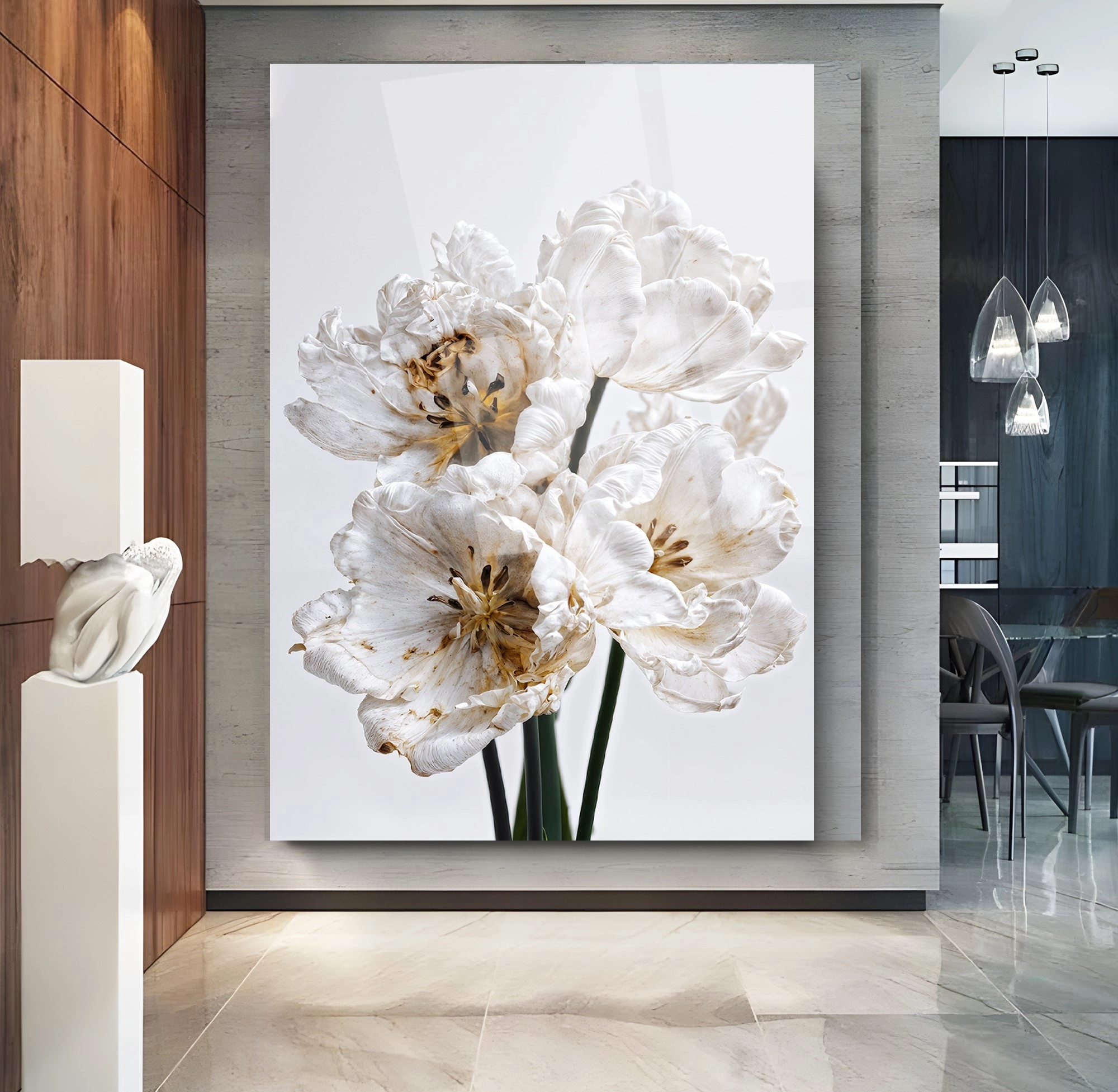 Beyaz%20Çiçek%20Cam%20Tablo