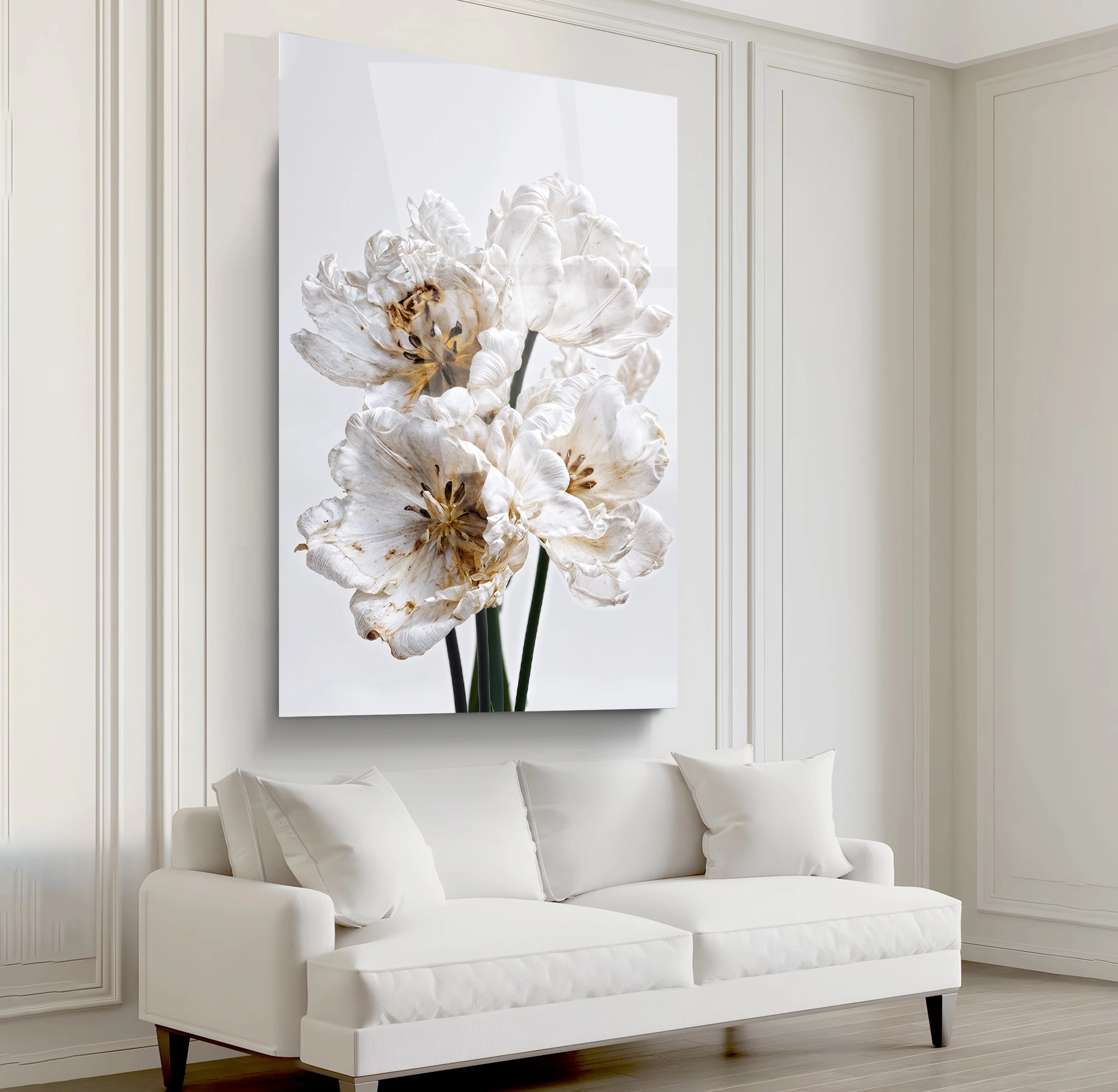 Beyaz%20Çiçek%20Cam%20Tablo