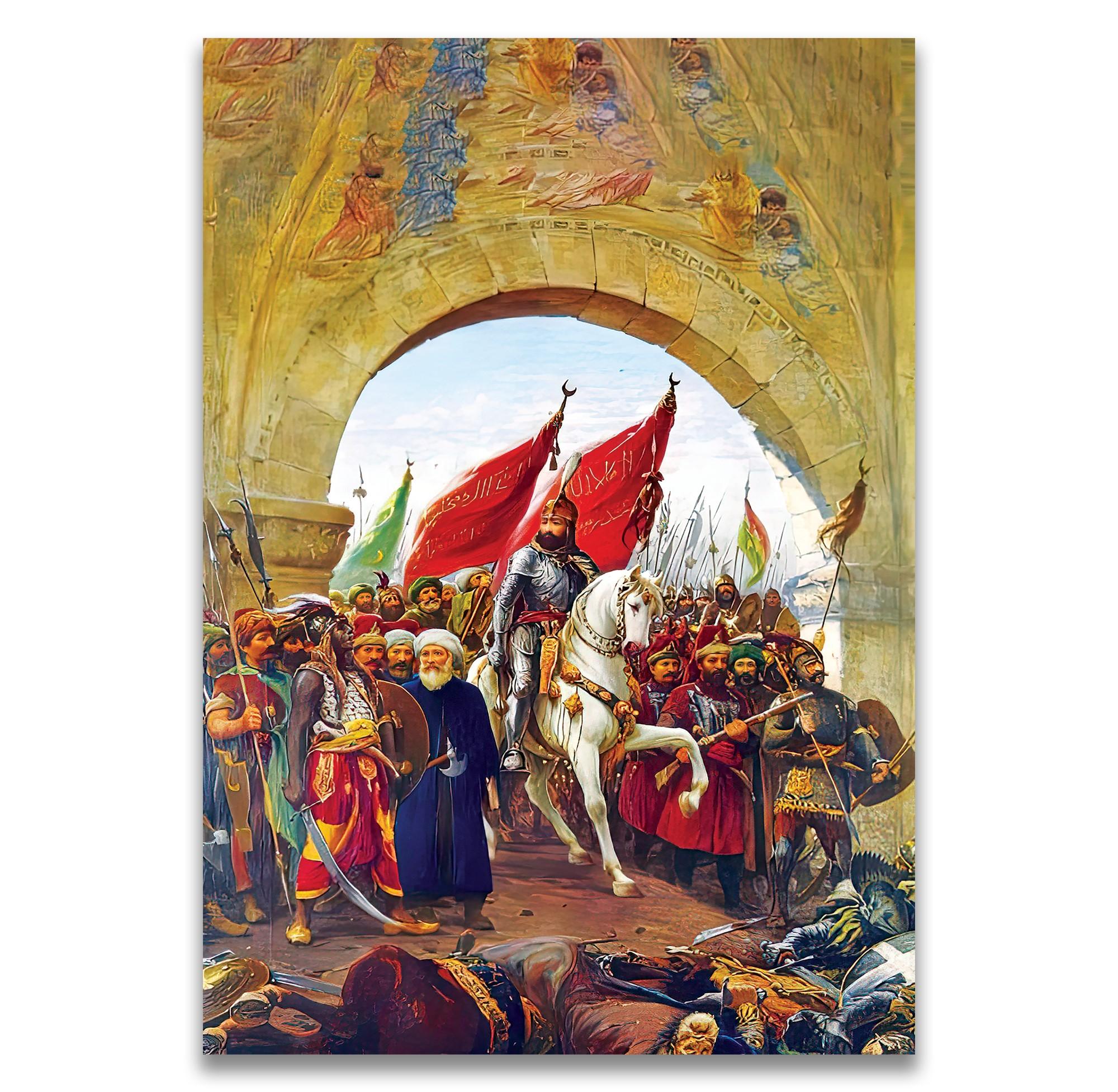Fatih’in%20İstabul’a%20Girişi%20Kanvas%20Tablo