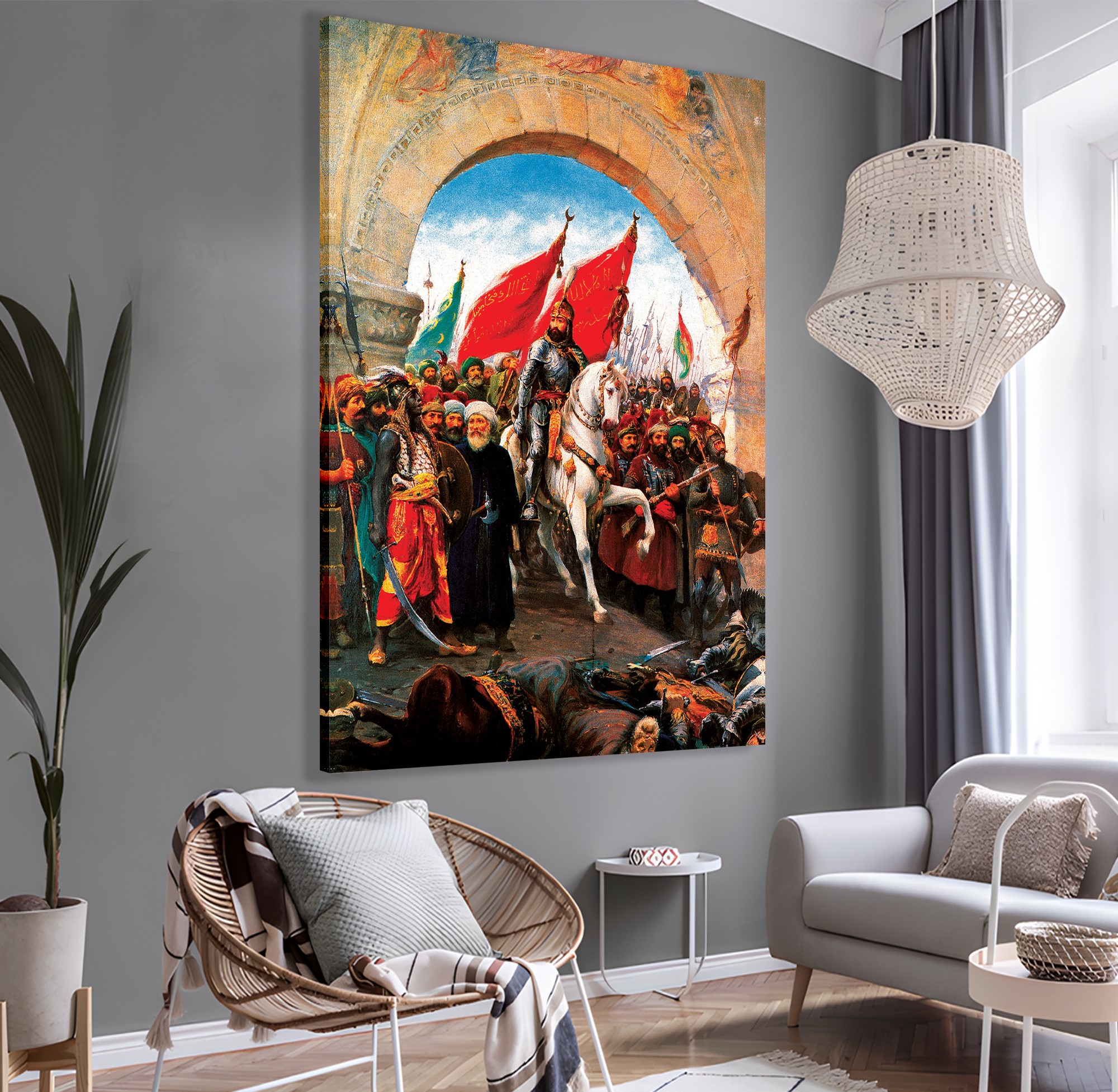 Fatih’in%20İstanbul’a%20Girişi%20Kanvas%20Tablo
