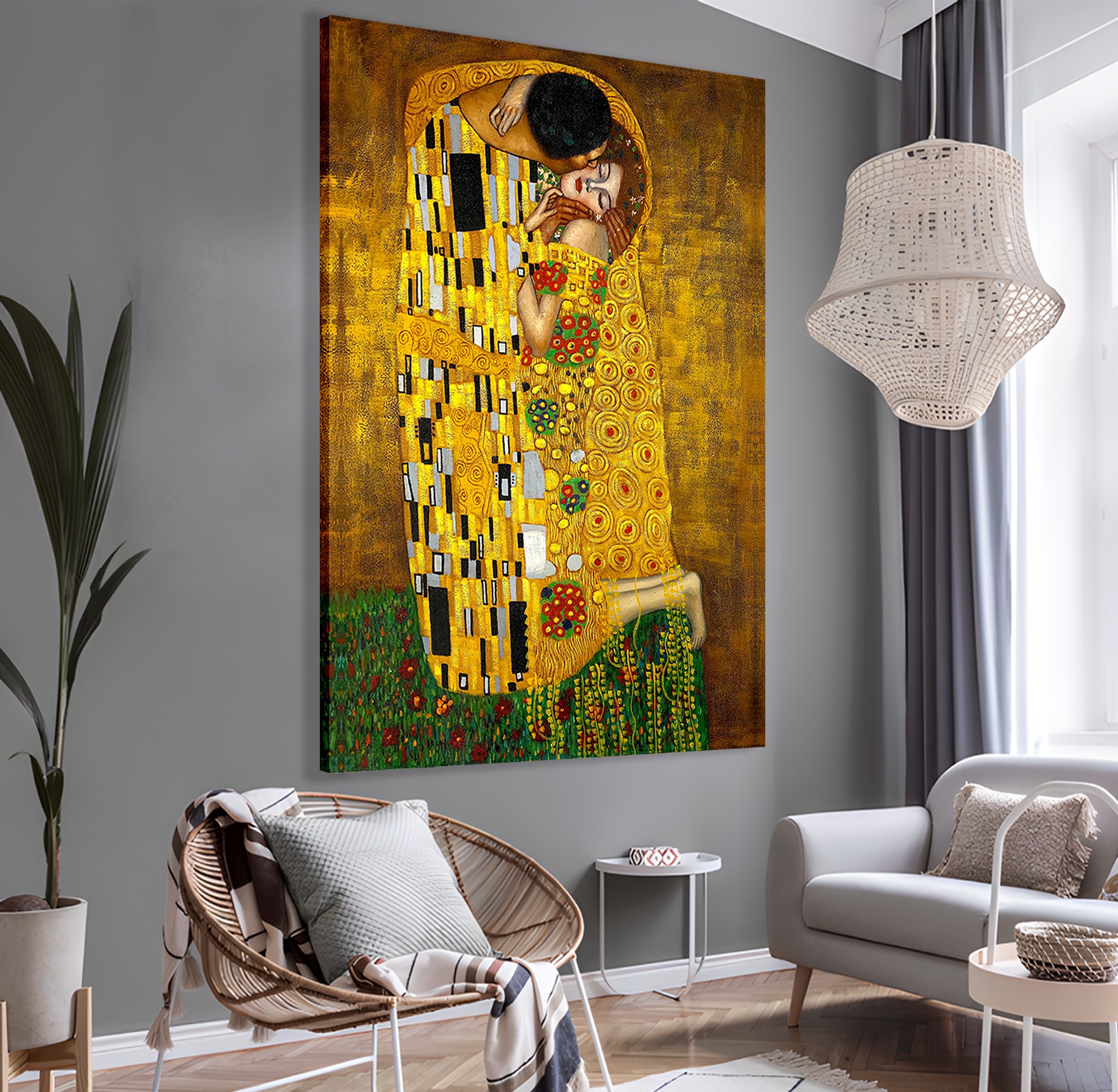 Gustav%20Klimt%20-%20The%20Kiss%201907%20Kanvas%20Tablo