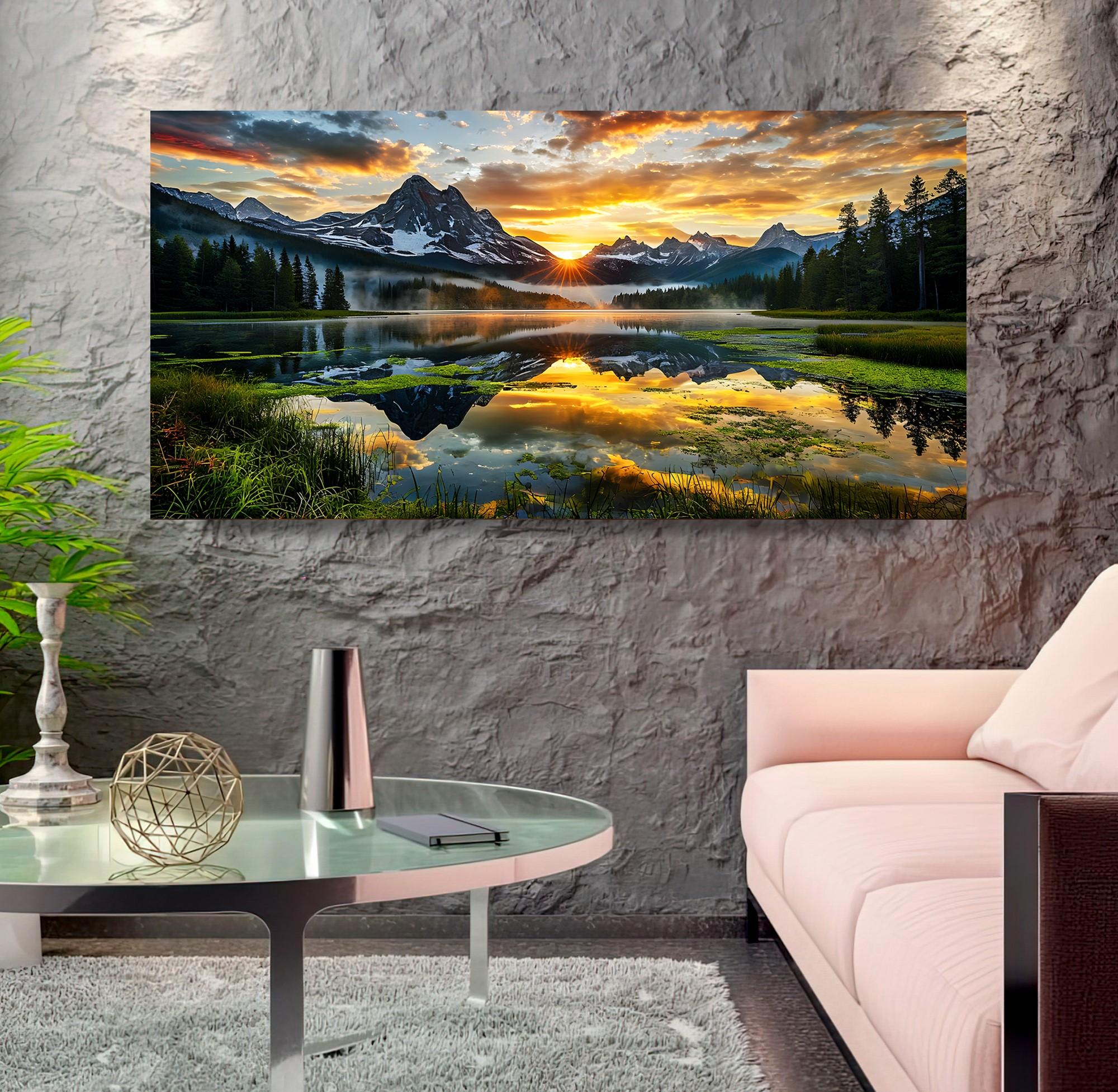 Gün%20Batımı%20Panoramik%20Kanvas%20Tablo