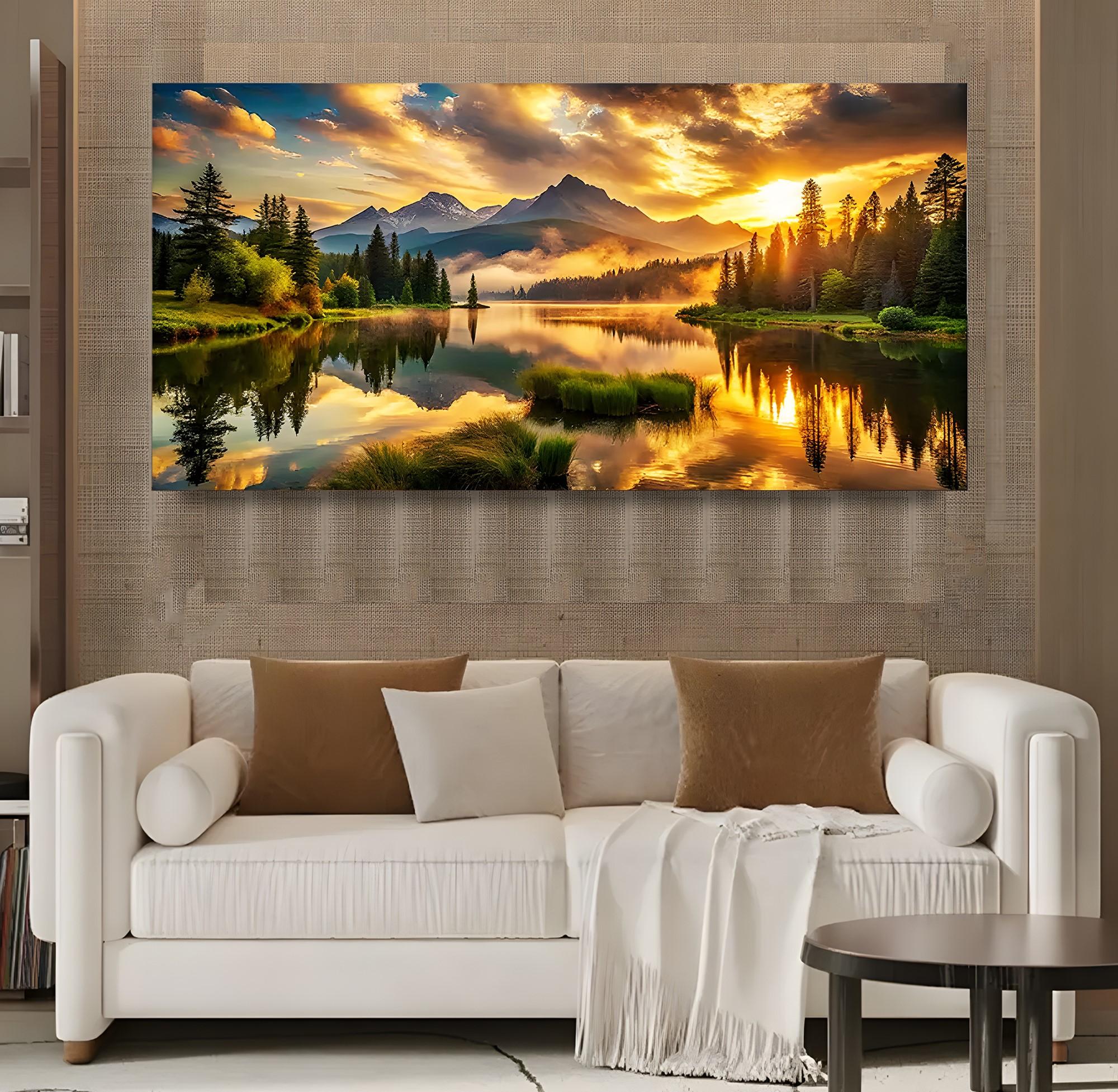 Gün%20Batımı%20Panoramik%20Kanvas%20Tablo