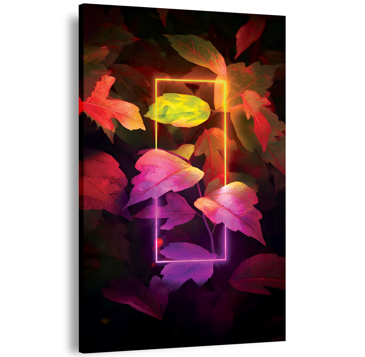 Neon%20Flower%20Kanvas%20Tablo