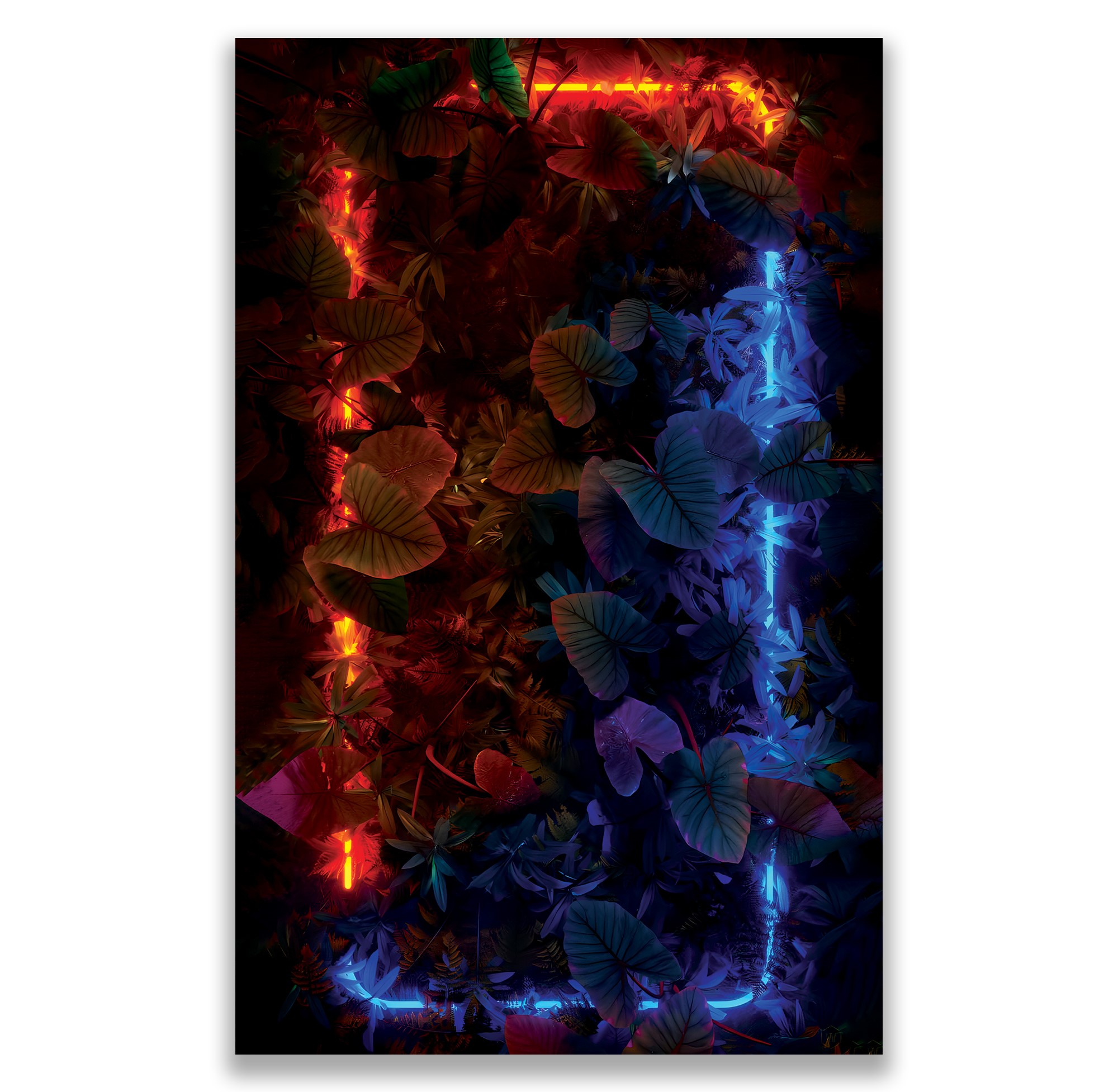 Neon%20Flower%20Kanvas%20Tablo