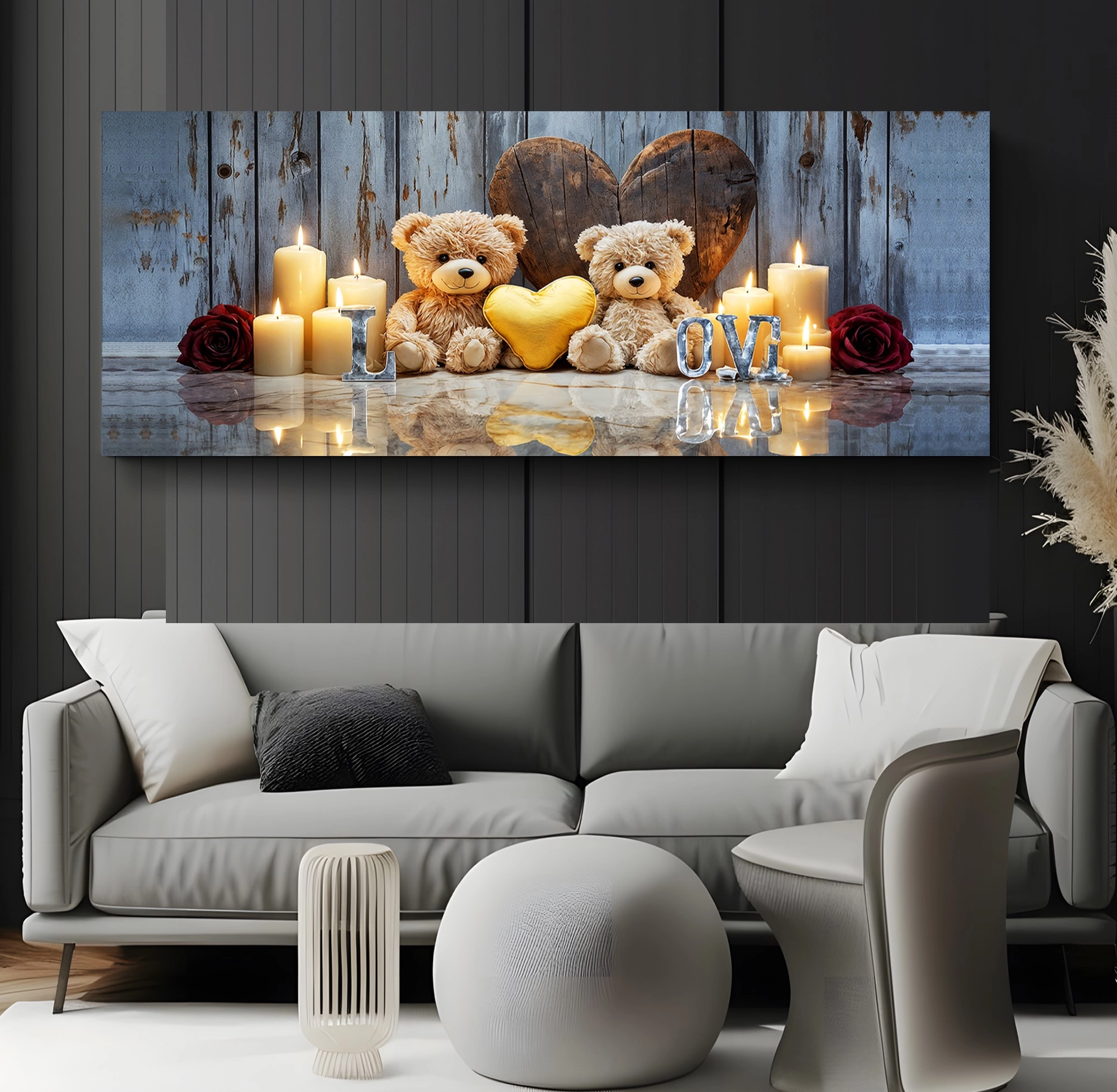 Led%20Işıklı%20Uzaktan%20Kumandalı%20Mumlar%20Kanvas%20Tablo