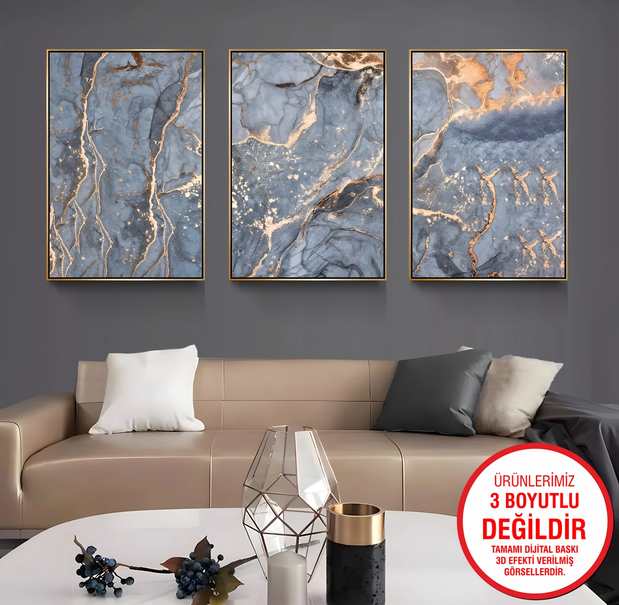 Gold%20Metal%20Çerçeveli%20Mermer%20Desen%203’lü%20Kanvas%20Tablo%20Seti