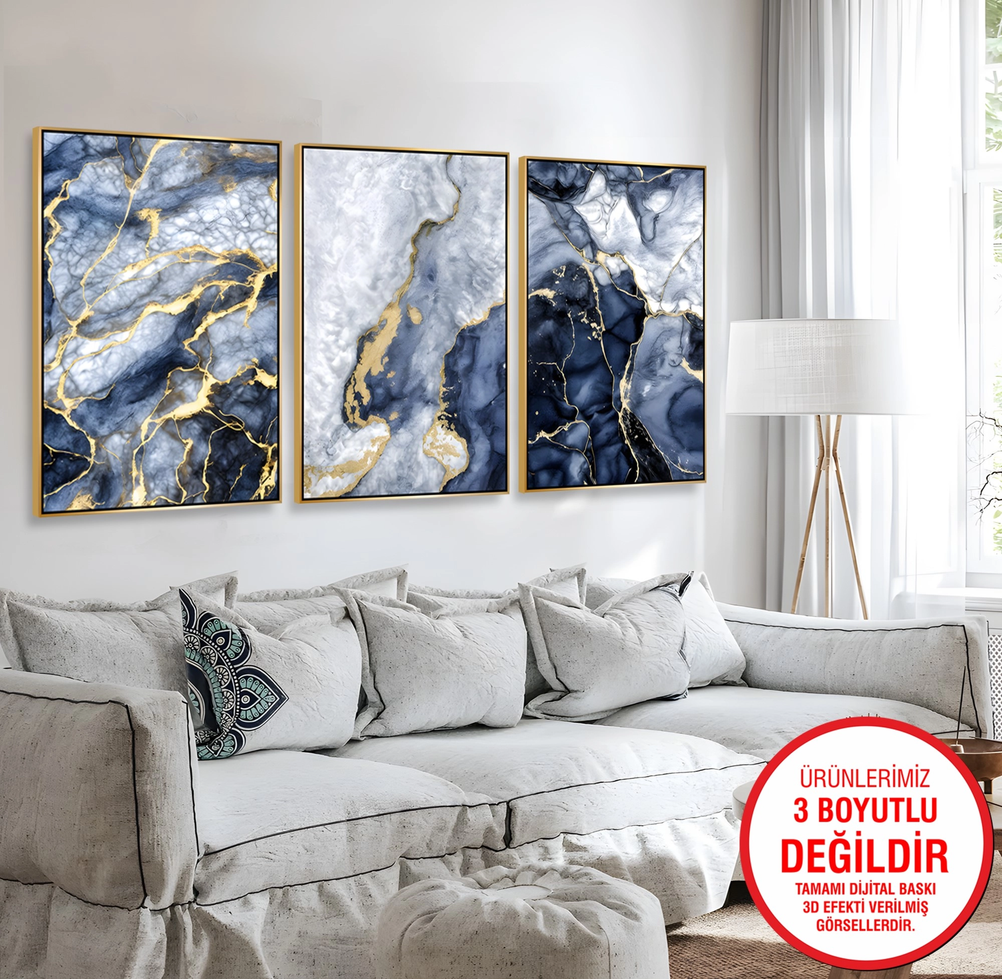 Gold%20Metal%20Çerçeveli%20Mermer%20Desen%203’lü%20Kanvas%20Tablo%20Seti