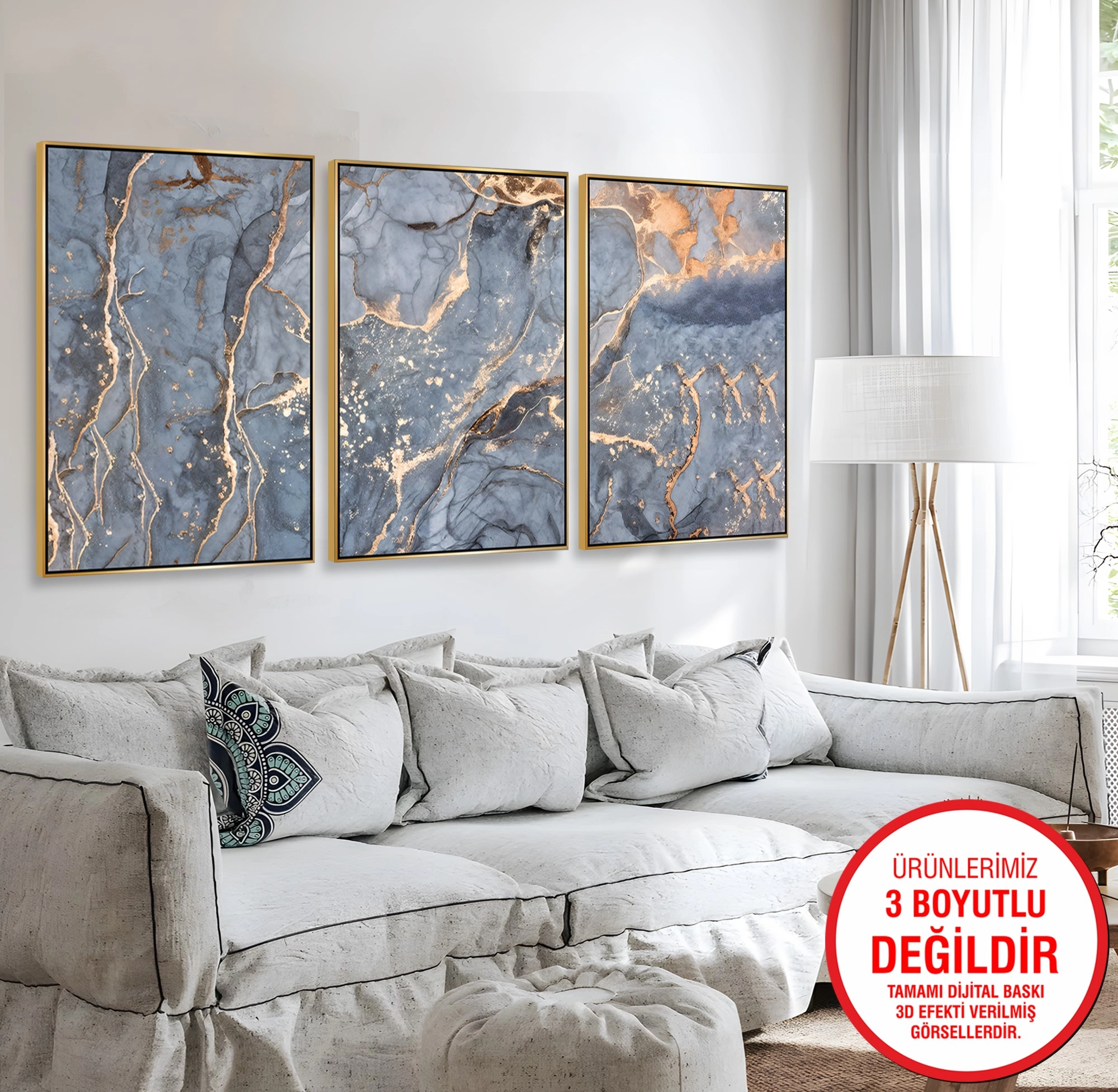 Gold%20Metal%20Çerçeveli%20Mermer%20Desen%203’lü%20Kanvas%20Tablo%20Seti
