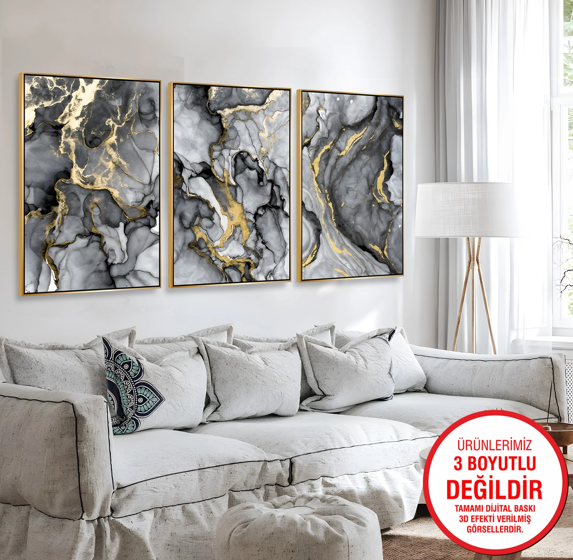 Gold%20Metal%20Çerçeveli%20Mermer%20Desen%203’lü%20Kanvas%20Tablo%20Seti