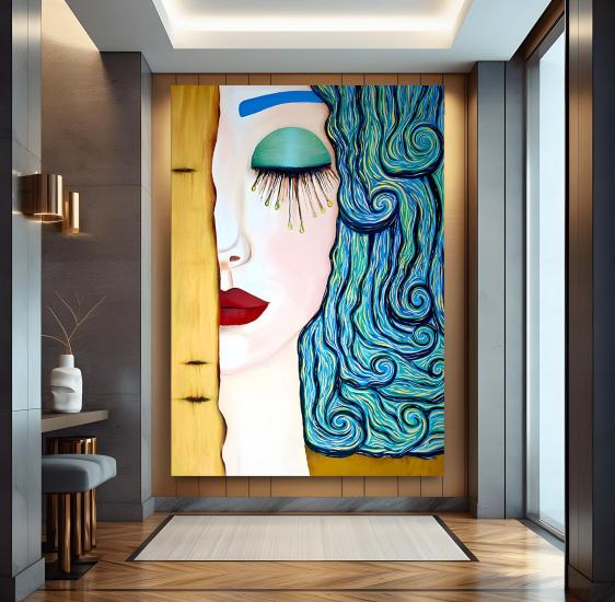 Kadın Kanvas Tablo