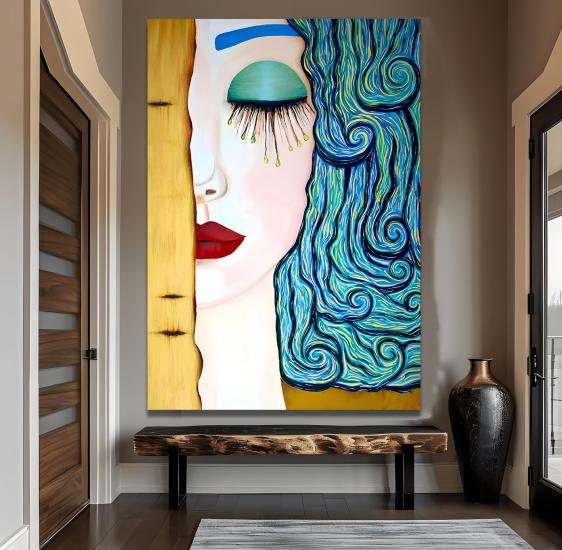 Kadın Kanvas Tablo