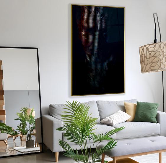 Metal Çerçeveli Atatürk Cam Tablo