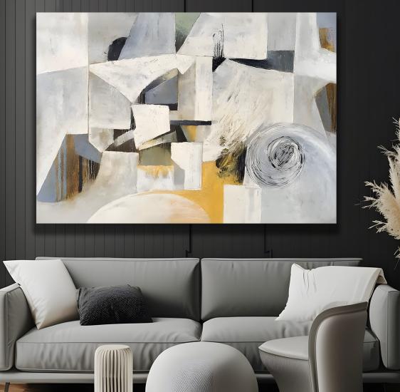 Soyut Desen Kanvas Tablo