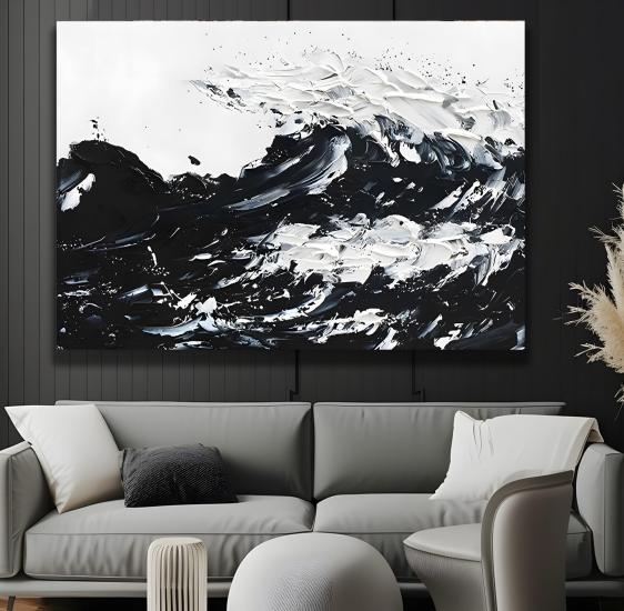 Soyut Desen Kanvas Tablo