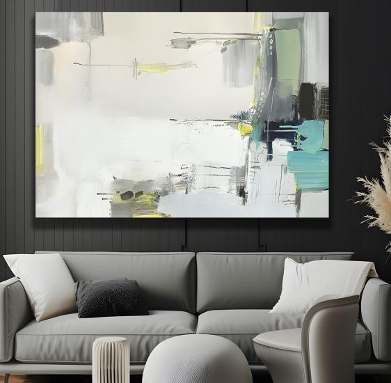 Soyut Desen Kanvas Tablo
