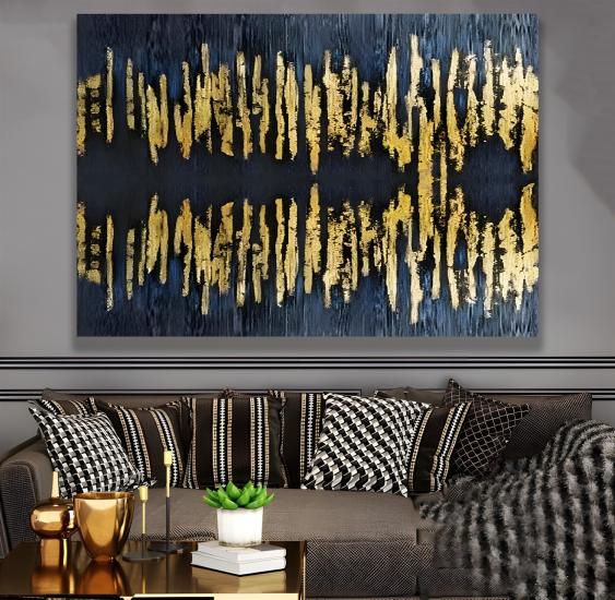 Soyut Desen Kanvas Tablo