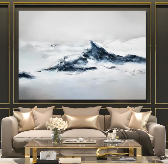 Soyut Desen Kanvas Tablo