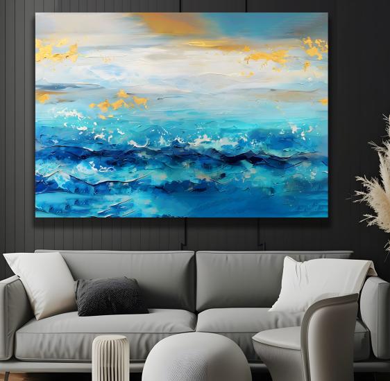 Soyut Desen Kanvas Tablo