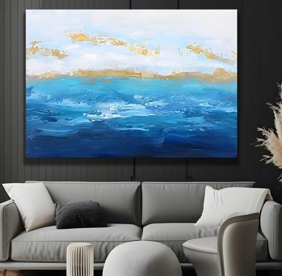 Soyut Desen Kanvas Tablo