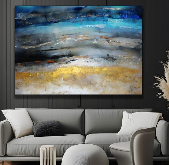 Soyut Desen Kanvas Tablo