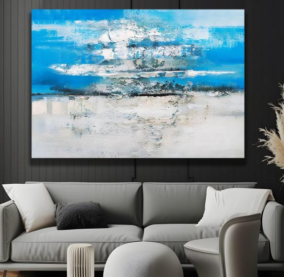 Soyut Desen Kanvas Tablo