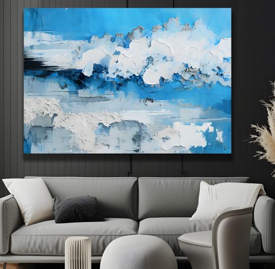 Soyut Desen Kanvas Tablo