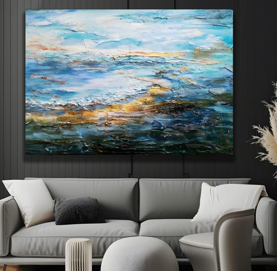 Soyut Desen Kanvas Tablo