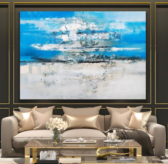 Soyut Desen Kanvas Tablo