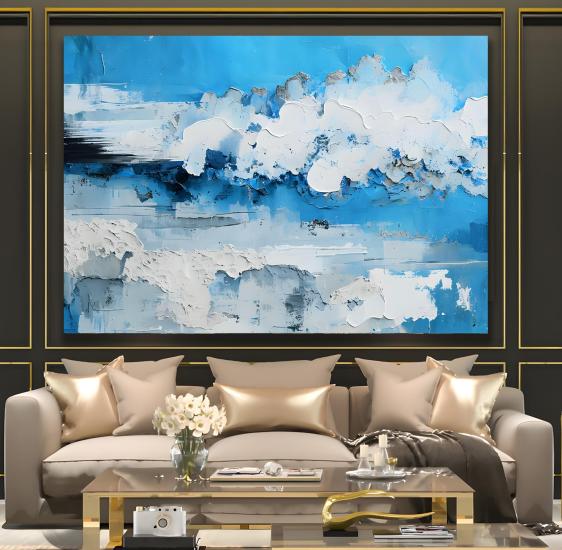 Soyut Desen Kanvas Tablo