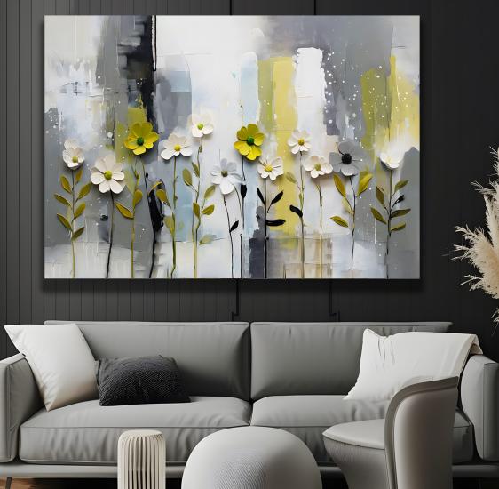 Çiçekler Kanvas Tablo