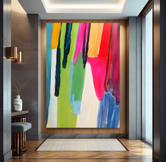 Soyut Kanvas Tablo