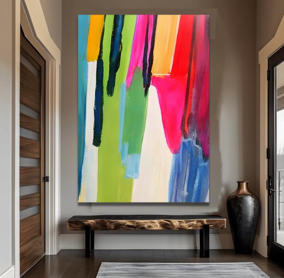 Soyut Kanvas Tablo