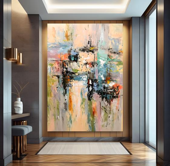 Soyut Kanvas Tablo