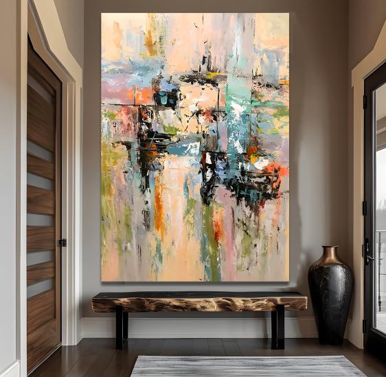 Soyut Kanvas Tablo