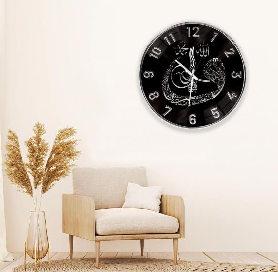 Dini Motifli Cam Saat