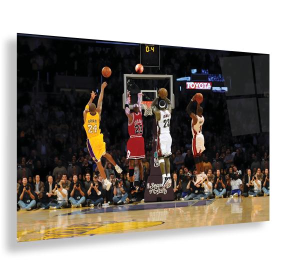 NBA Ünlü Oyuncuları Cam Tablo