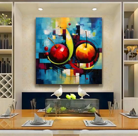 Elmalar Kanvas Tablo