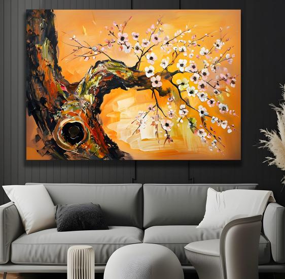 Çiçekler Kanvas Tablo