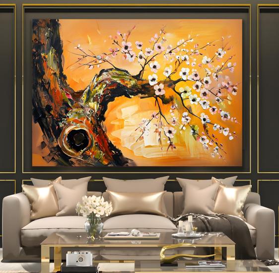 Çiçekler Kanvas Tablo