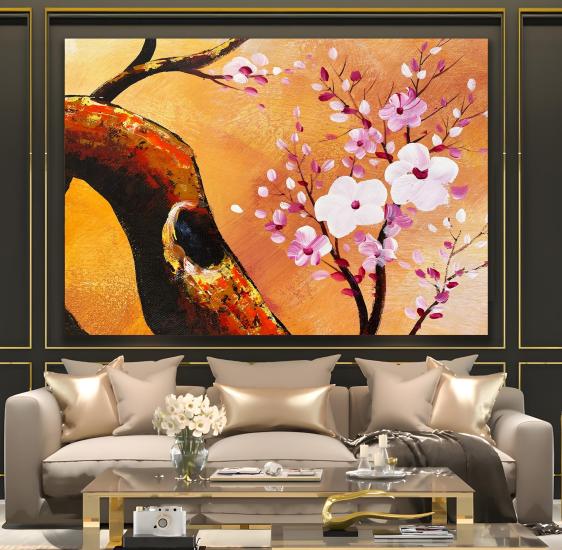 Çiçekler Kanvas Tablo