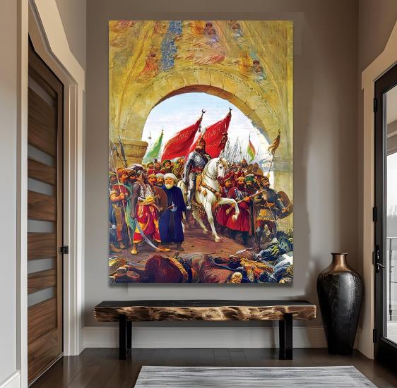 Fatih’in İstabul’a Girişi Kanvas Tablo